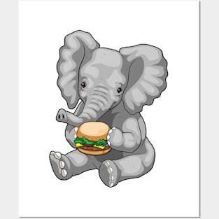 Elephant Burger Posters and Art